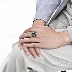 304 Stainless Steel Finger Rings for Men&nbsp;FS-WG0C893-03