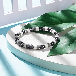 Handmade Polymer Clay Beaded Stretch Bracelets&nbsp;BJEW-JB07770