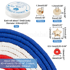 DIY Independence Day Bracelet Making Kit&nbsp;DIY-NB0008-49