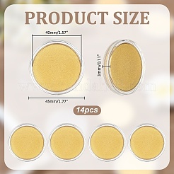 14Pcs Iron Blank Commemorative Coins&nbsp;AJEW-WR0002-91