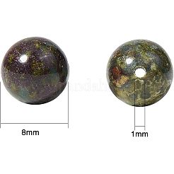 Natural Dragon Blood Jasper Bead Strands&nbsp;G-OC0001-18