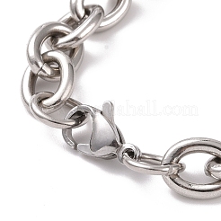 Non-Tarnish 304 Stainless Steel Chunky Cable Chains Bracelet for Men Women&nbsp;BJEW-G618-04P-B03