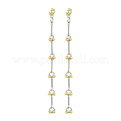 201 Stainless Steel Link Dangle Stud Earrings&nbsp;EJEW-JE06313
