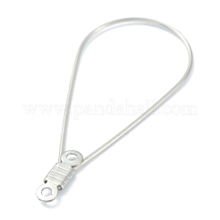 Non-Tarnish 316 Stainless Steel Earring Findings&nbsp;STAS-O149-02P