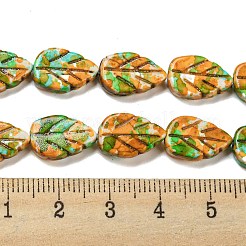 Spray Painted Synthetic Turquoise Beads Strands&nbsp;G-E617-A06-02