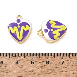 Printed Brass Pendants&nbsp;KK-CBA42CA-07G-07
