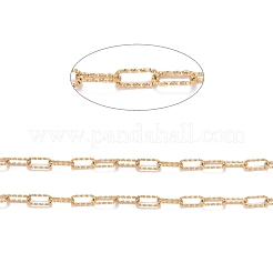 Ion Plating(IP) 304 Stainless Steel Paperclip Chains&nbsp;CHS-A007-01G