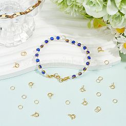 Brass Spring Ring Clasps&nbsp;KK-BBC0025-65