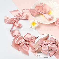 2Pcs Cloth Bowknot Hanging Banner for Christmas Tree Decoration&nbsp;AJEW-SP0002-82C