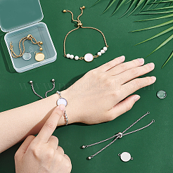 DIY Blank Dome Link Slider Bracelet Making Kit&nbsp;DIY-UN0004-30
