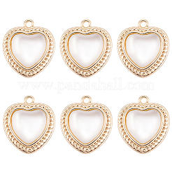 8Pcs Natural Shell Heart Charms&nbsp;KK-BBC0024-09