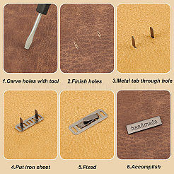 24Pcs 6 Colors Alloy Label Tags&nbsp;PURS-AN0001-03