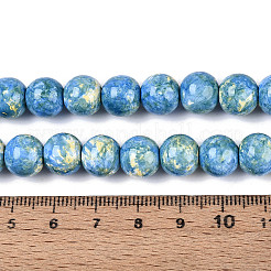 Baking Paint Glass Beads Strands&nbsp;DGLA-N016-10mm-09