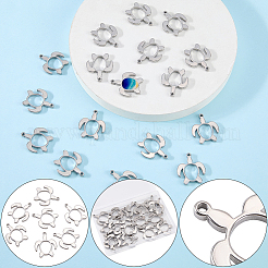 20Pcs Stainless Steel Pendants&nbsp;STAS-SC0021-05