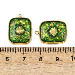 304 Stainless Steel Enamel Pendants&nbsp;STAS-P415-04G-01