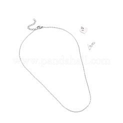 1Pc 304 Stainless Steel Cable Chain Necklaces&nbsp;NJEW-TA0001-24V