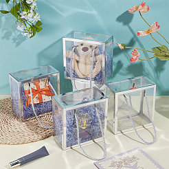 Foldable Hot Stamping Transparent PVC Packaging Boxes&nbsp;LS-CON-WH0123-24B-01
