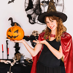 Cloth Halloween Poncho&nbsp;AJEW-WH20067-055