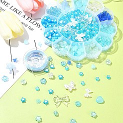 DIY Acrylic & ABS Plastic Imitation Pearl Beads Bracelets Jewelry Making Kits&nbsp;DIY-FS0006-24B