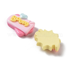 Opaque Resin Cabochons&nbsp;CRES-M026-11