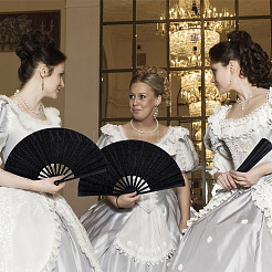 Glitter Plastic Decorative Folding Fans&nbsp;AJEW-WH0270-865