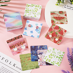 100 Sheets 10 Styles Paper Earring Display Cards&nbsp;CDIS-TA0001-18