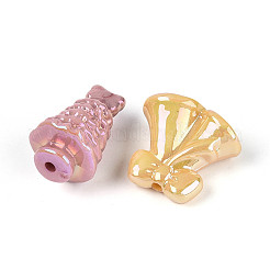 UV Plating Opaque Acrylic Beads&nbsp;TACR-T017-94M