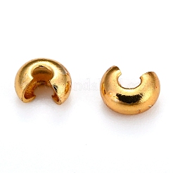 Brass Crimp Bead Covers&nbsp;KK-I681-13A