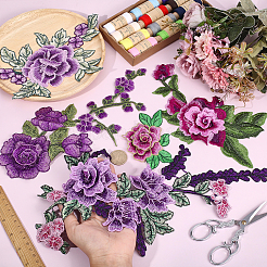 5 Styles Polyester Clothing Patches&nbsp;PATC-HY0001-94