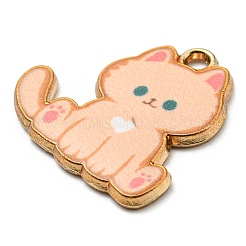 Printed Alloy Pendants&nbsp;ENAM-L042-04G-06