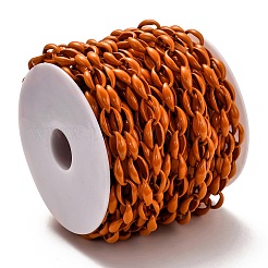 Spray Painted Alloy Cable Chains&nbsp;LCHA-L001-02D