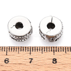 Alloy Rhinestone European Beads&nbsp;FIND-N009-07G