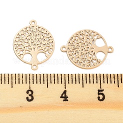 Long-Lasting Plated Brass Links Connector Charms&nbsp;KK-K336-45KCG