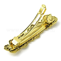 Butterfly Alloy Hair Barrettes&nbsp;OHAR-C010-03AG