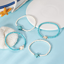 Pcs Coconut Braided Bead Bracelets&nbsp;BJEW-SC0001-49