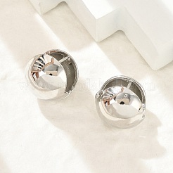 Brass Hoop Earrings for Women&nbsp;EJEW-U041-03P
