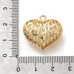 Brass with Cubic Zirconia Pendants&nbsp;KK-E792-30G-01