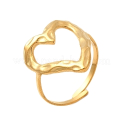 304 Stainless Steel Finger Rings for Women&nbsp;RJEW-Z110-06G-01