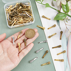 100Pcs 4 Styles Tibetan Style Alloy Pendants&nbsp;FIND-GA0008-04