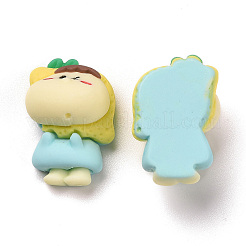 Opaque Resin Cabochons&nbsp;LS-RESI-F029-02