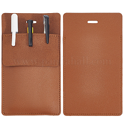 Rectangle PU Leather Pocket Pen Bag for Doctor Nurse&nbsp;AJEW-WH20060-95B