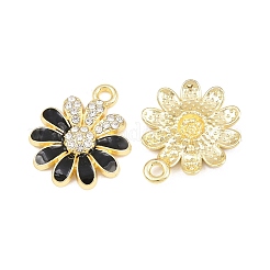 Alloy Black Enamel Pendants&nbsp;FIND-C095-04G