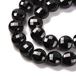 Natural Black Spinel Beads Strands&nbsp;G-F770-B01-01
