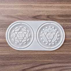 Meditation Yoga Pendants Cup Mat Silicone Molds&nbsp;LS-DIY-B056-02B