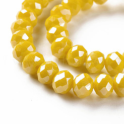 Electroplate Glass Beads Strands&nbsp;EGLA-A034-P2mm-A07