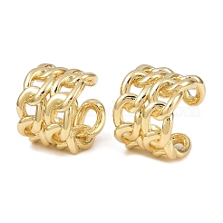 Brass Cuff Earrings&nbsp;EJEW-C159-02G