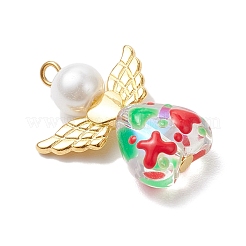 Handmade Glass Enamel Pendants&nbsp;PALLOY-JF04265-02