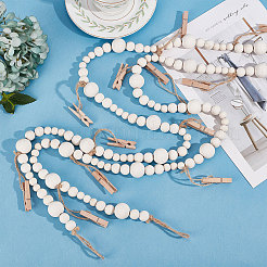 Wood Beaded Garlands&nbsp;AJEW-WH0042-96