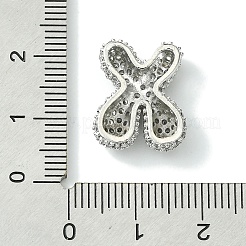 Rack Plating Brass Clear Cubic Zirconia Pendants&nbsp;KK-S378-01P-X