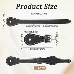 PU Leather Spur Straps&nbsp;DIY-WH20055-154D